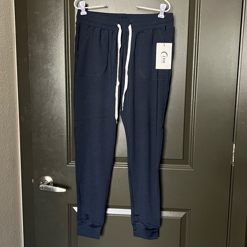 Zyia Navy Cozy Joggers